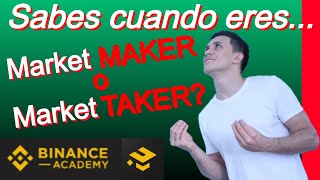 🔰 Diferencia entre MAKER y TAKER  Binance Comisiones ✔ [upl. by Gilbertson720]