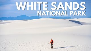 White Sands National Park in New Mexico Sledding amp Hiking Alkali Flats in One Day [upl. by Arivle]