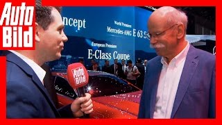 DaimlerChef Dieter Zetsche im Interview zum AMG GT Concept Genf 2017 [upl. by Ackler]