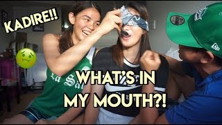 Whats In My Mouth Challenge Ft  KAF amp MJB  Kianna Dy [upl. by Aikcir]