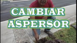 Cambiar aspersor [upl. by Lemieux]