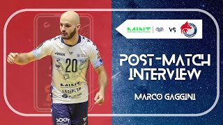 MARCO GAGGINI  Postmatch interview vs Piacenza [upl. by Etnauq]