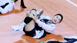 여자배구 아이돌 이진 스트레칭의 모든 것첨부터 끝까지 따라해보세요Volleyball Korea IBK Jin Lee 4K [upl. by Ahsiat]