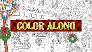 Debbie Macomber’s Very Merry Christmas Coloring Book Main Street Color Along 1 [upl. by Collum127]