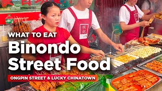 BINONDO Food Trip 2024  Popular Eats at Ongpin Street and Lucky Chinatown  Manila Philippines [upl. by Yelrah]