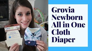 Grovia Newborn AllInOne Diaper  OverviewReview [upl. by Nylaras]