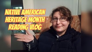 native american heritage month reading vlog [upl. by Ettenot]