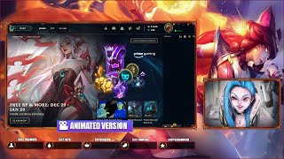 🦊🎞️FOXFIRE AHRI  ANIMATED LOBBY OVERLAY [upl. by Nlycaj228]