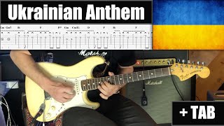 Ukrainian National Anthem  TAB [upl. by Ecyar368]