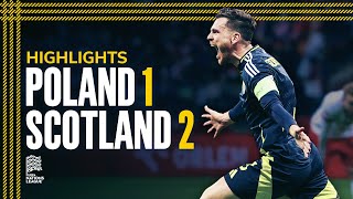 Poland 12 Scotland  Andy Robertson Scores Late Winner  2024 UEFA Nations League Highlights [upl. by Colette]