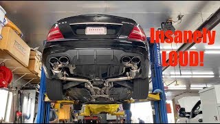 We Made My W204 C63 The Best Sounding AMG Ever LT Headers  Straight Piped [upl. by Ordnassela]