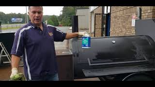 Linseed Oil vs High Heat Paint Bbq Smoker Pros redo old bbq smoker grill trailers for sale rentals [upl. by Ilarin626]