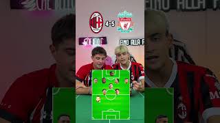 PT2 MILANLIVERPOOL FORMAZIONI A CONFRONTO 🏆⚔️ championsleague milan liverpool confronto [upl. by Aicelf]