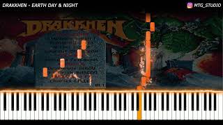 Drakkhen  Earth Day amp Night  PIANO COVER  PIANO TUTORIAL  HOW TO PLAY [upl. by Musetta]