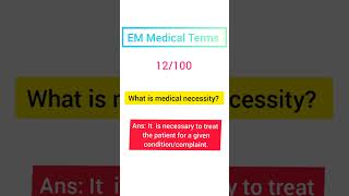 What is medical necessity [upl. by Eugnimod]