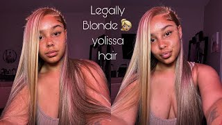 A Legal Blonde 👱🏽‍♀️😍 Flawless 613 Highlight Wig Install With Butterfly Braid Style ft Yolissa Hair [upl. by Lisha]