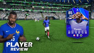 85 THURAM SBC PLAYER REVIEW  FC 25 ULTIMATE TEAM [upl. by Imoin]