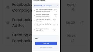 FREE COURSE BASIC  FACEBOOK ADS COURSE  Topics Course Outline [upl. by Bryana]