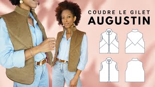 Coudre le gilet augustin  le tutoriel [upl. by Obeng331]