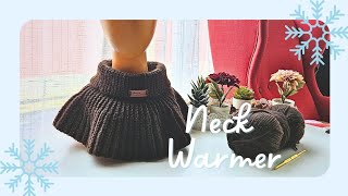 Crochet Neck Warmer  Beginner Friendly [upl. by Jala]