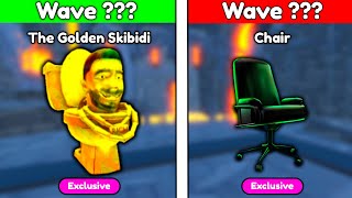 😨THE GOLDEN SKIBIDI vs CHAIR😨 in ENDLESS MODE 🔥  Toilet Tower Defense [upl. by Hathcock]