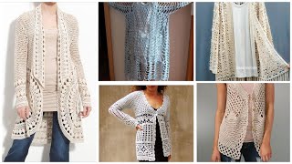 Lace crochet CardigansStylish Cardigans with amazing styles [upl. by Millian]