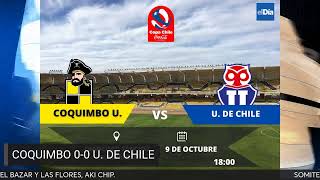 Transmisión de la semifinal Copa Chile Coquimbo Unido y Universidad de Chile [upl. by Melda]