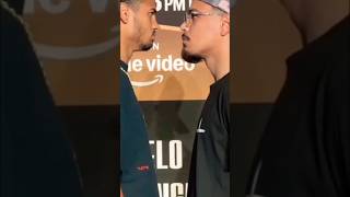 INTENSE STAREDOWN Rolly Romero vs Manny Jaimes  Canelo Fight Week [upl. by Airemat]