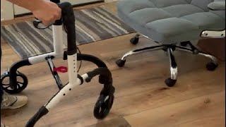 Retaoldth Premium 3 Wheel Rollator Walker for Seniors Lightweight but durable with easy assembly [upl. by Ekal]