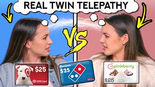 Real IDENTICAL TWINS Try The Twin Telepathy Challenge ft The Merrell Twins [upl. by Attennyl]