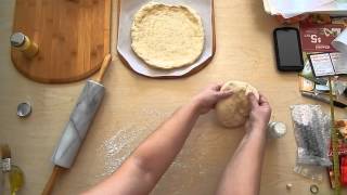 Homemade Pizza for Beginners  Prepare the Crust [upl. by Dnarb712]