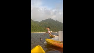 Sunset Kayaking in Soufriere with Jungle Bay Dominica [upl. by Eniawd]