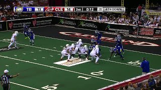 Arvell Nelson Scrambles to Put Gladiators Up Going into Half [upl. by Kirschner]