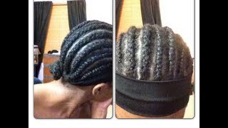 Moisturizing My 4c Natural Hair While in Cornrows [upl. by Pearlstein]