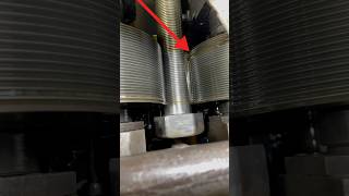 Threading Of Huge Bolt😲 shorts satisfying threading [upl. by Myrna]