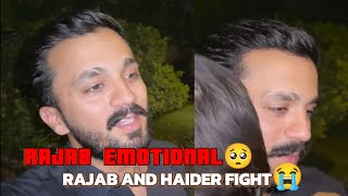 rajab bahi Roni lag gai🥺Rajab and Haider fight😭 [upl. by Jain]