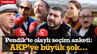 Olaylı seçim anketi Erdoğanın yüzde 49 oy aldığı Pendikte AKPye büyük şok [upl. by Yereffej]