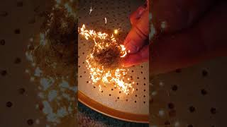 9V  Oxidation of Steel wool [upl. by Allianora530]