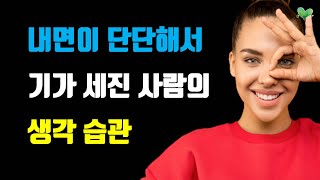 내면이 단단해서 기가 세진 사람들의 생각 습관  내면이 단단한 사람으로 성장하는 법 [upl. by Messab]