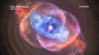 Cats Eye Nebula in 60 Seconds Plus HIGH DEFINITION [upl. by Syhr]