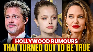 Top 5 Hollywood Rumours That Turned Out To Be True [upl. by Marcellus]