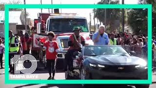 Crowds gather for Tampas annual MLK Parade celebrating Dr Martin Luther King Jrs legacy [upl. by Ahcire]