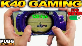 REDMİ K40 GAMİNG FPS TEST  Pubg Mobile [upl. by Ettelrahc378]