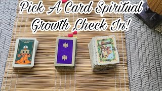 Pick A Card Spiritual Growth Check in 🔮✨️ [upl. by Ennaitsirk]