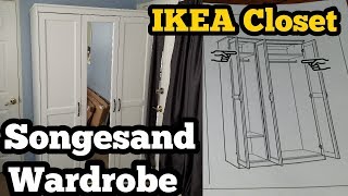 Ikea Wardrobe Closet Songesand Review [upl. by Eloc]