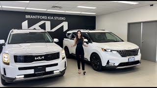 2022 Telluride vs 2022 Carnival  Two 7 seaters compared [upl. by Noraha]