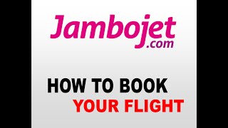 JAMBOJET FLIGHT BOOKING [upl. by Arracot972]