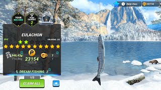 Fishing Clash 19  NEW FISH YOSEMITE  EULACHON WIN STREAK 8 GAMEPLAY [upl. by Ahseal399]