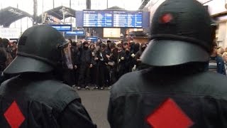 Nach Demo gegen Rechts Randale in Hamburg  SPIEGEL TV [upl. by Illehs229]