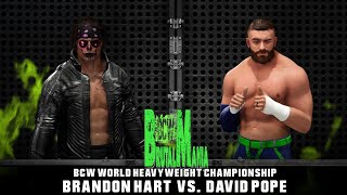 BCW Bloody Submission Match for Heavyweight Title [upl. by Sansbury]